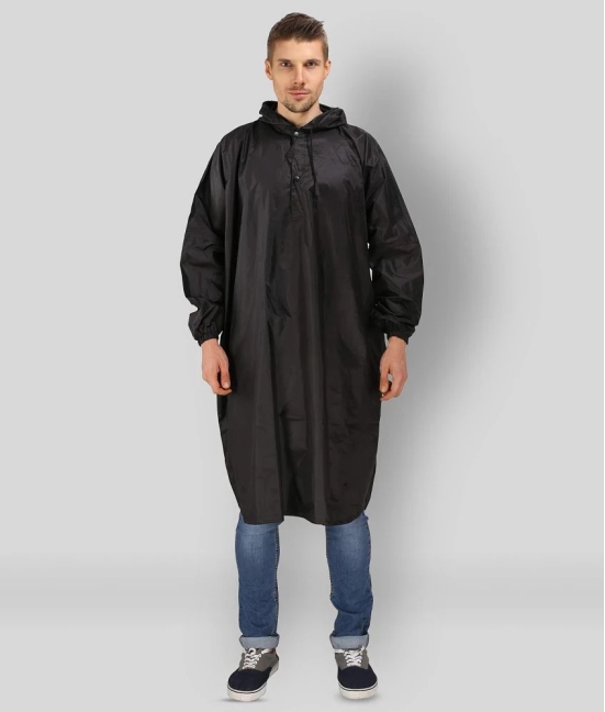 Goodluck Black Poncho - Free Size