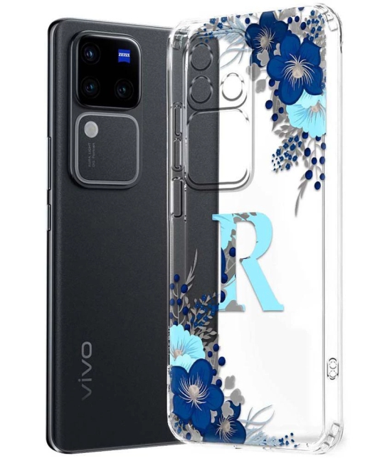 NBOX Multicolor Printed Back Cover Silicon Compatible For Vivo V30 Pro 5G ( Pack of 1 )