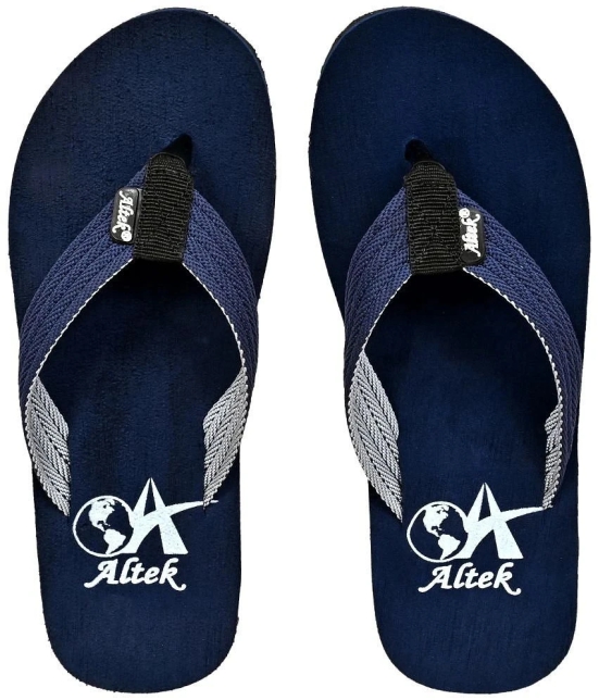 Altek - Navy Mens Thong Flip Flop - None