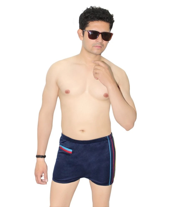 Goodluck Navy Nylon Swimsuit - 40