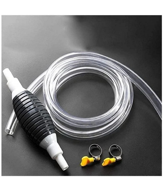 MAGNIQUE Fuel Transfer Pump Kit Tank Sucker Latest High Flow Hand Pump Portable Manual Car Fuel Transfer Pump with 2M Hose for Oil Liquid Water Fish Tank