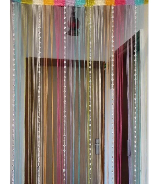 ENTICE Single Door Beaded String Curtain - Multi Color