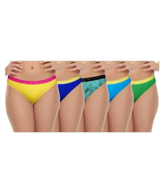 Selfcare Multi Color Cotton Bikini Panties - None