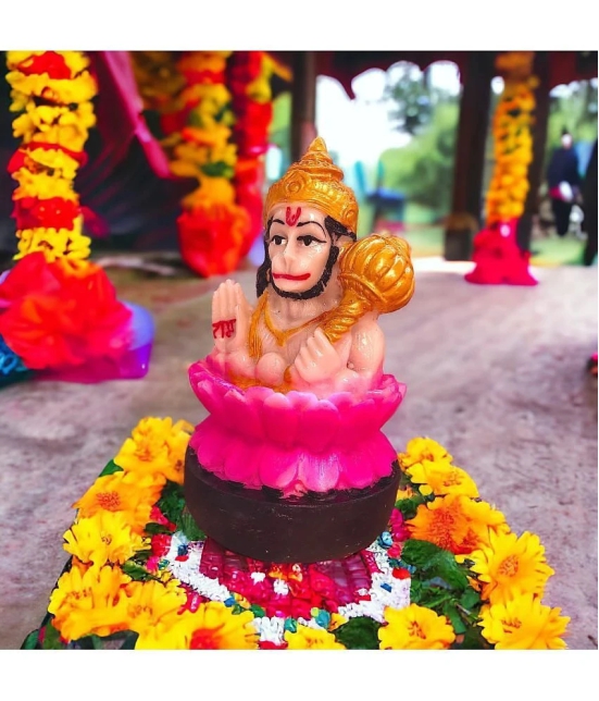 PAYSTORE Resin Lord Hanuman Idol ( 5 cm )