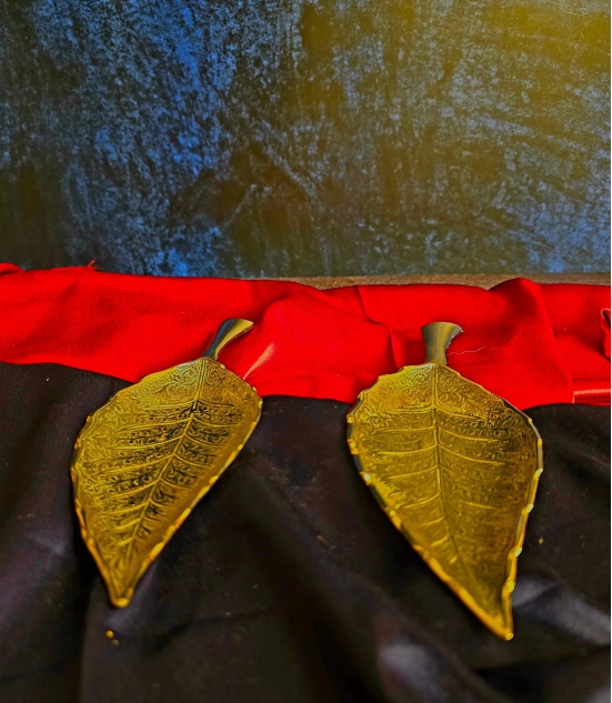 Two Leaf Slim Decor-GOLDEN