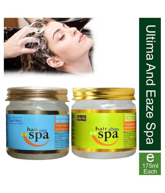 Indus Valley Natural Hair Eaze Spa With Hair Ultima Spa (Combo Kit) - For Deep Nourishment (175 ml)