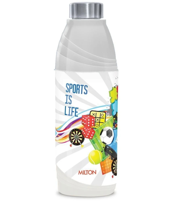 Milton KOOL N SPORTY 900 Grey Water Bottle 750 ml (Set of 1) - Grey