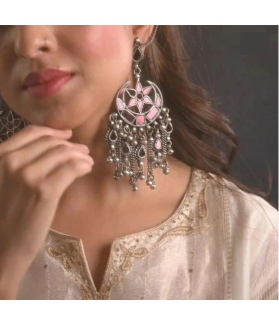 Samridhi DC Silver Chandbalis Earrings ( Pack of 1 ) - Silver