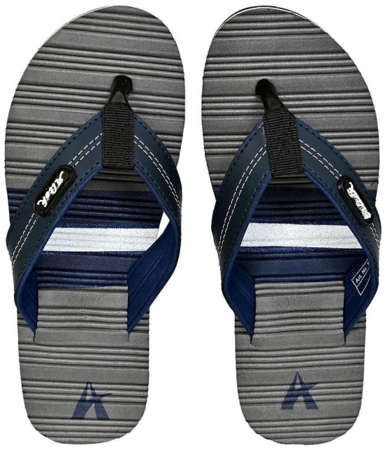 Altek - Grey Mens Thong Flip Flop - None