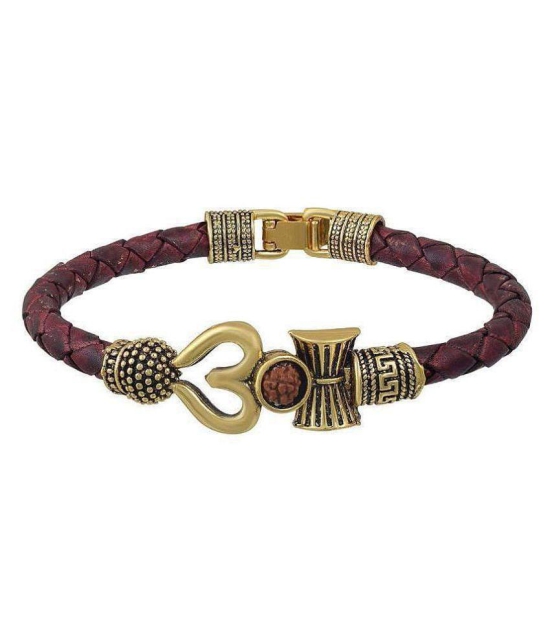 FSN - Gold Plated Sphatik Bracelet (Pack of 1)