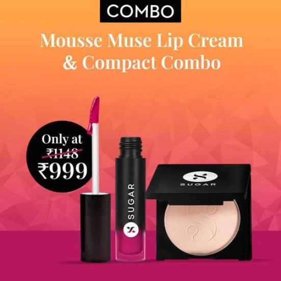 Mousse Muse Lip Cream & Compact Combo