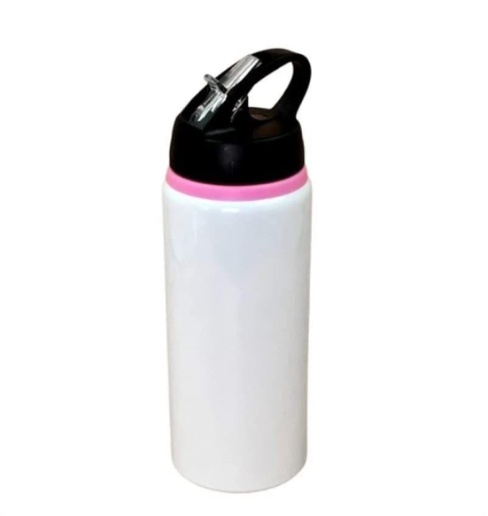 YOGDOTS? Metal Water Sipper white and pink