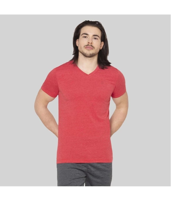 Bodyactive - Camel Cotton Blend Regular Fit Mens T-Shirt ( Pack of 1 ) - None