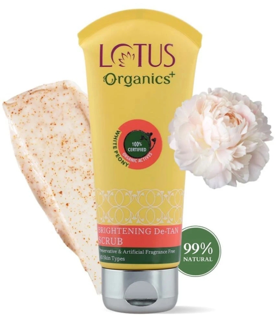 Lotus Organics+ Exfoliating Facial Scrub For Men & Women ( Pack of 1 )