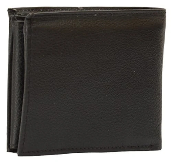 Leatherman Men's Wallet Black Men's Bi-Fold Wallet