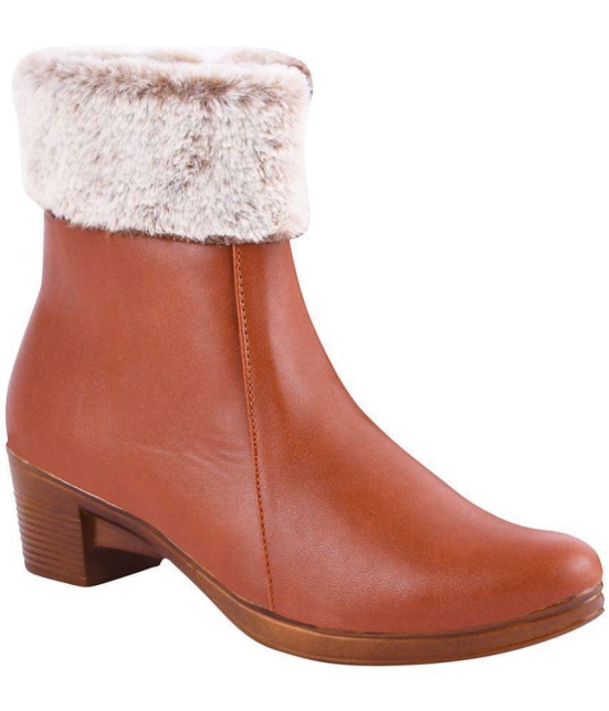 Shoetopia - Brown Women''s Ankle Length Boots - None