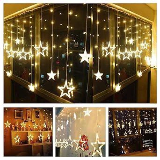 Estoreshouses Star Curtain LED Lights