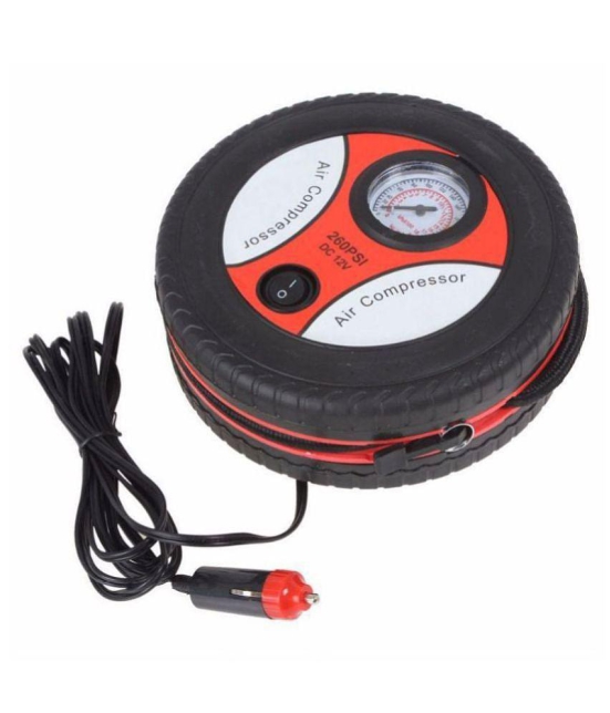 Mini 12V Tire Inflator, Compact Durable Car Air Compressor Pump Tire Inflator Car Tyre Inflator Digital Gauge 12 V DC