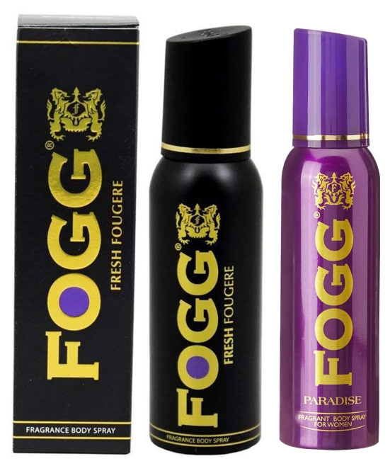 Fogg Fresh Fougere Fragrance Body Spray Black Series For Men, 120Ml