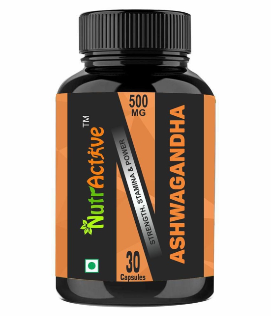 NutrActive Ashwagandha Capsules (500mg) 30 no.s