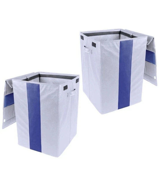 PrettyKrafts Set of 2 PVC Laundry Bag - Grey