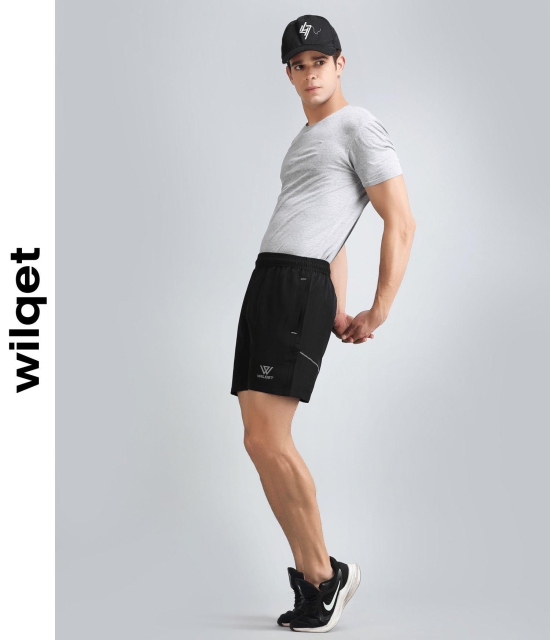 Mens Running Cut - Sew Shorts-Black / L