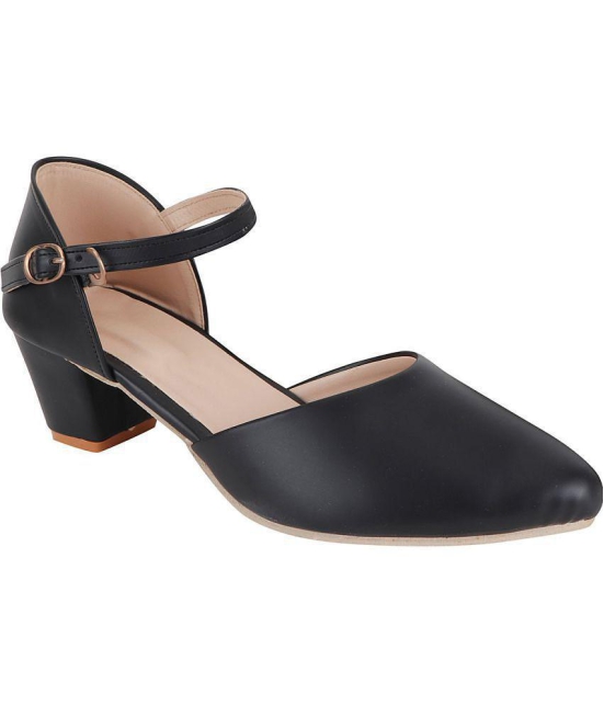 Shoetopia - Black Women''s Sandal Heels - None