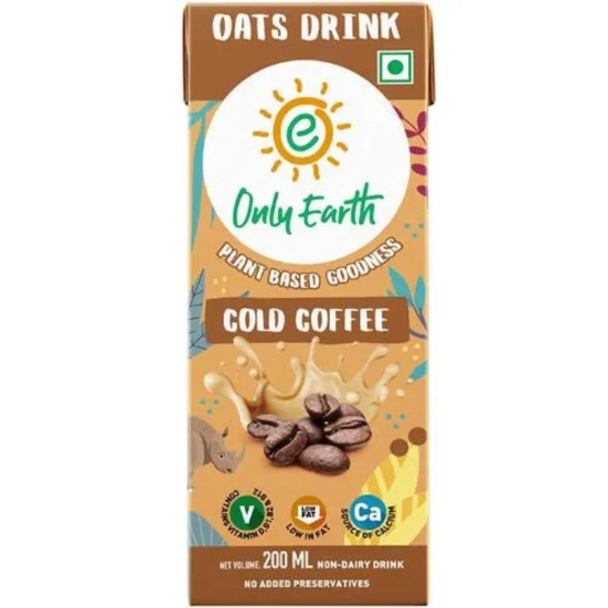 Only Earth Oats Cold Coffee 200Ml, 1 Pc