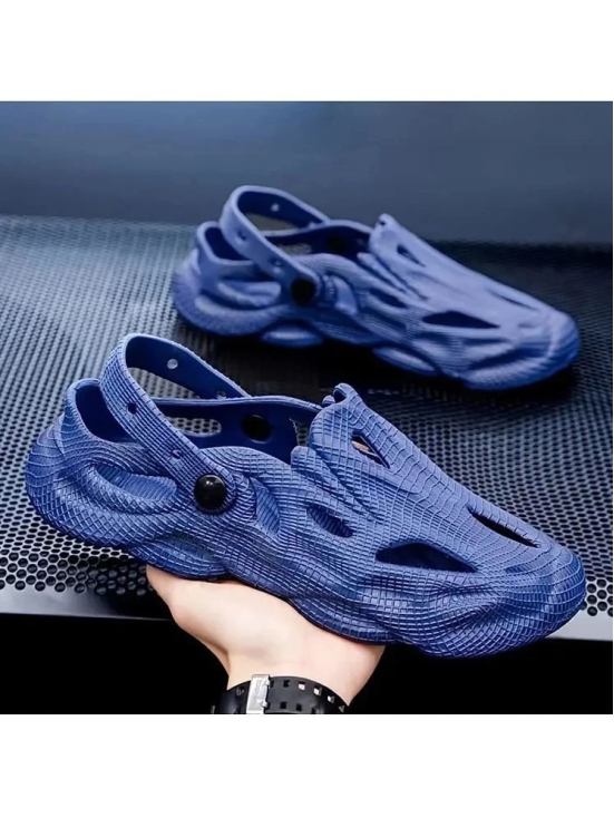 Secritas - Navy Blue Mens Clogs - None