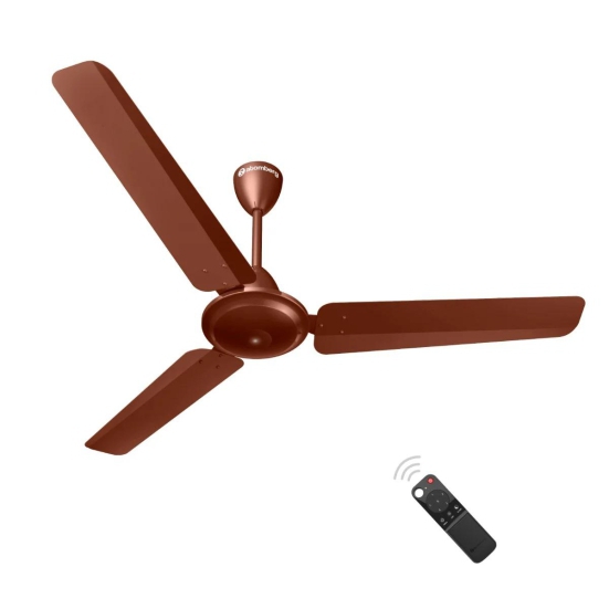 Atomberg Ameza 1200 mm BLDC Motor with Remote 3 Blade Ceiling Fan ( Brown, Pack of 1)