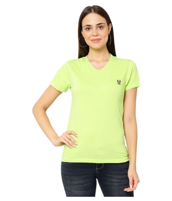 Vimal Jonney Cotton Green T-Shirts - L