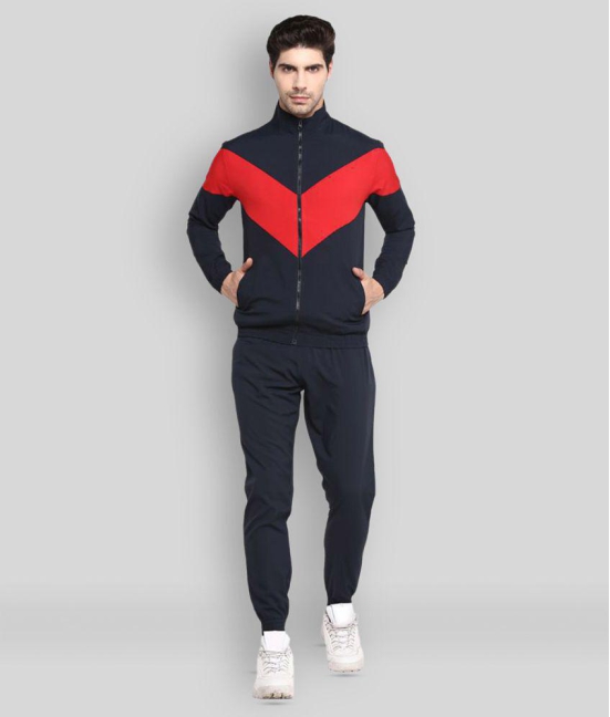 OFF LIMITS - Multicolor Polyester Regular Fit Colorblock Mens Sports Tracksuit ( Pack of 1 ) - M