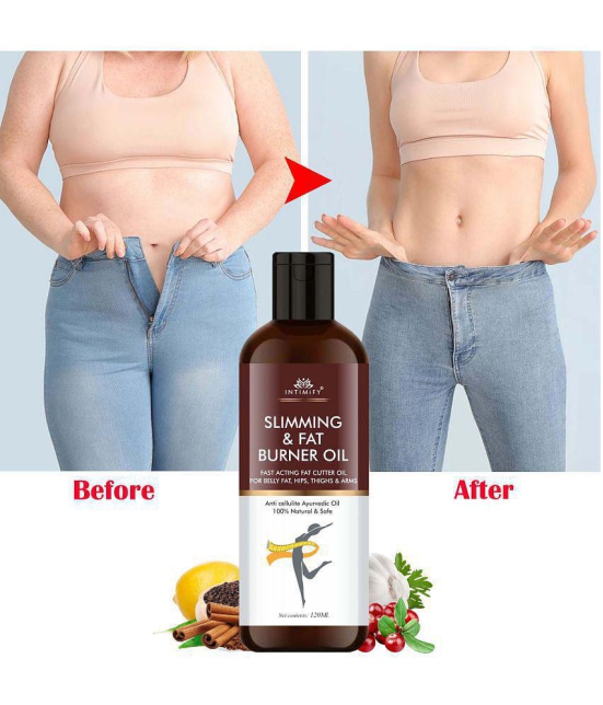 Intimify Fat Loss Oil, Fat Burner Oil, Weight Loss Oil, Slimming Oil, Shaping & Firming Oil 120 mL