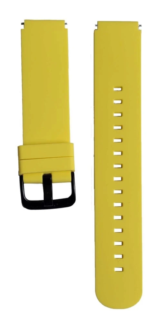 Exelent 19mm Silicone Smart Watch Strap 19mm yellow for Men