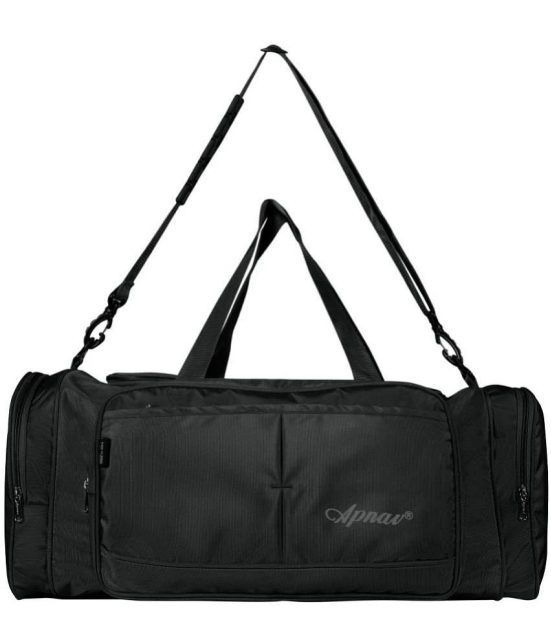 Apnav 45 Ltrs Black Polyester Duffle Bag - Onesize