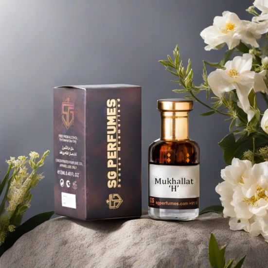 Mukhallat _H_ Platinum Attar - SG Perfumes | 12ml & 24ml-12ML