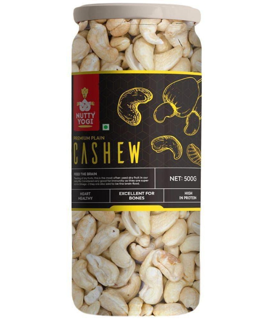 Nutty Yogi Plain Cashews 500 gm