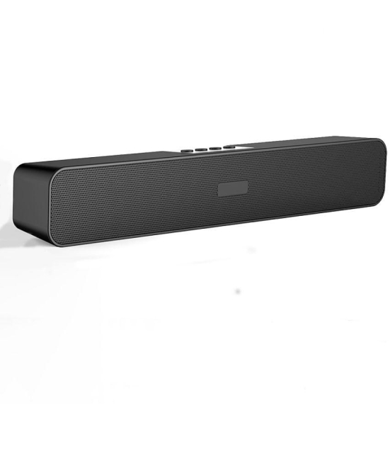 VEhop BINGO SoundBar 10 W Bluetooth Speaker Playback Time 12 hrs Bluetooth V 5.0 with 3D Bass,Aux,USB,SD card Slot Black - Black