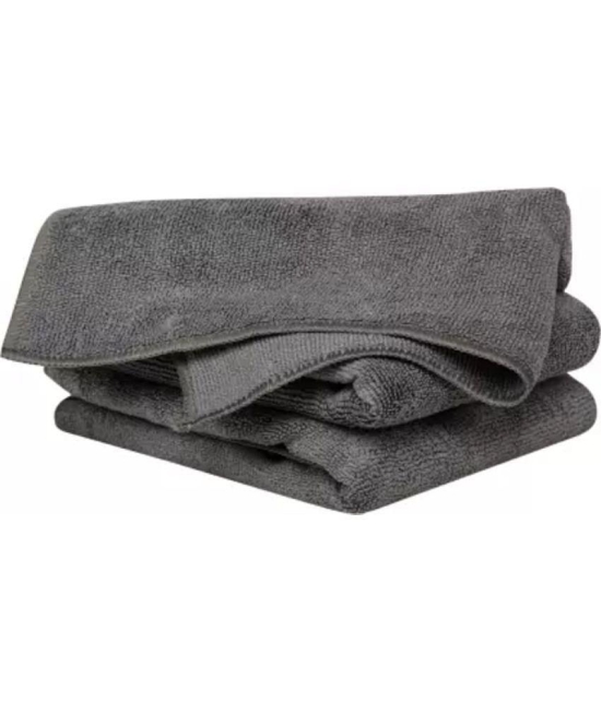 HOMETALES Microfiber Duster/Cleaning Cloth - 250 GSM (3U), Grey