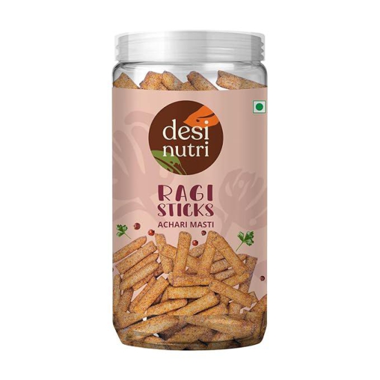 Desi Nutri Ragi Sticks Achari Masti 120gm