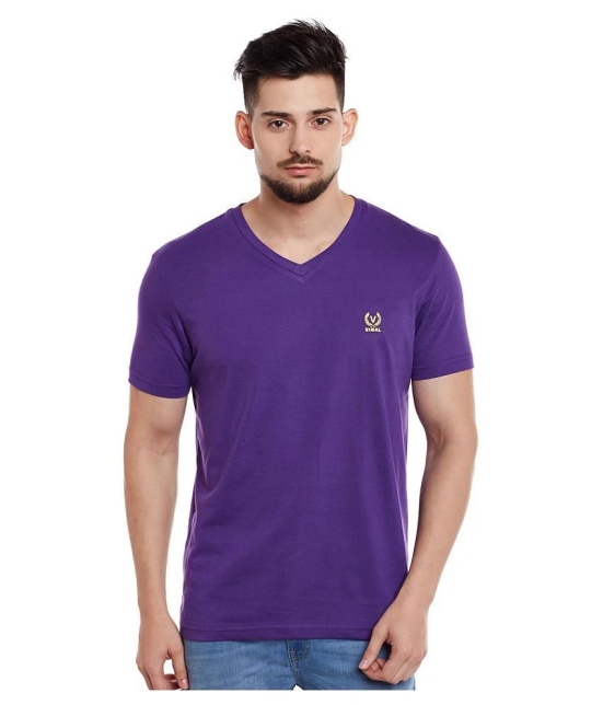 Vimal Jonney Purple Half Sleeve T-Shirt - None