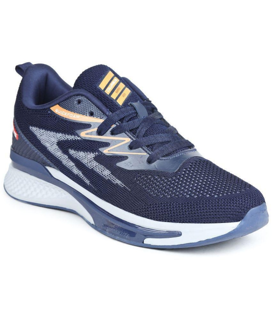 Columbus - QUICKFOAMPLUS Shoes Navy Mens Sports Running Shoes - None