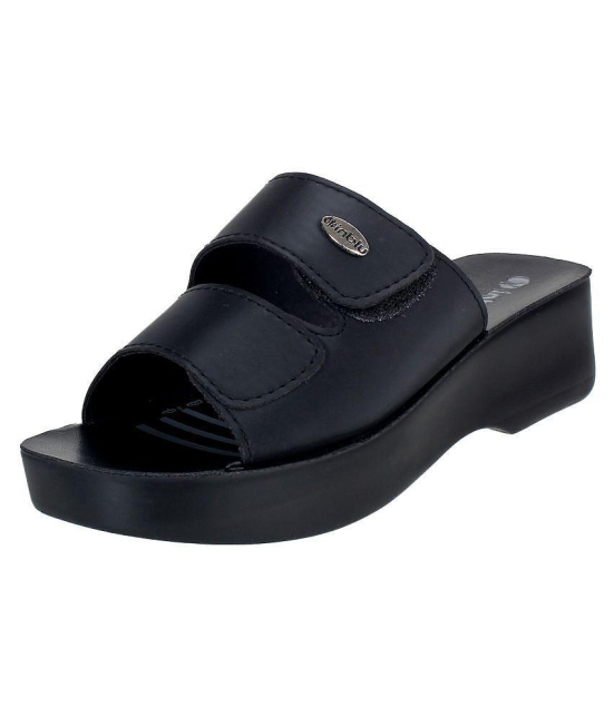 Inblu - Black Womens Slip On Heels - None