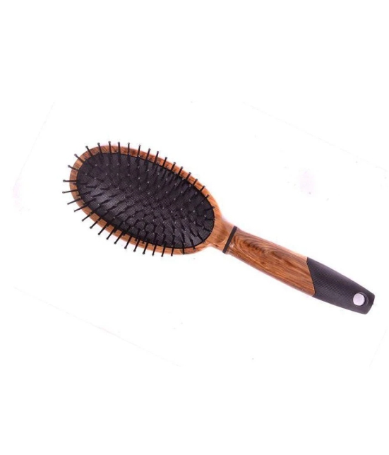 FOK Wooden Cushion Hair Oval Paddle Brush