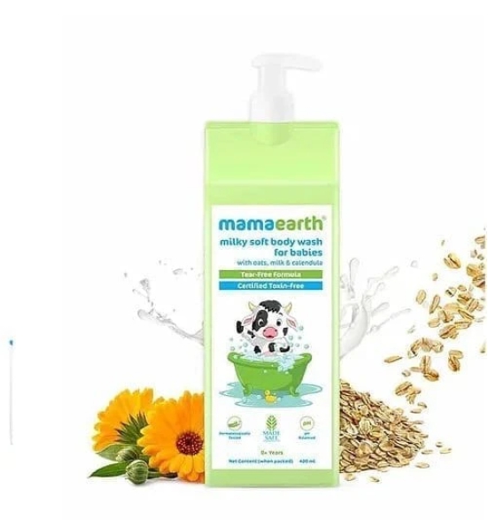 Mamaearth Milky Soft Body Wash Baby 400ml