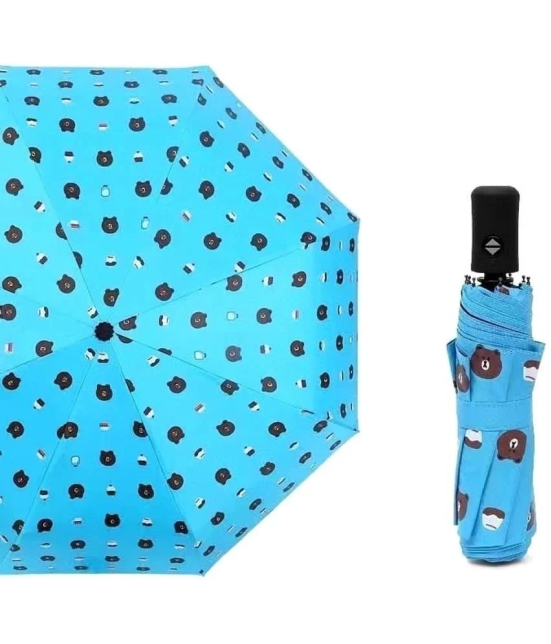 KEKEMI Blue 3 Fold Umbrella - Blue