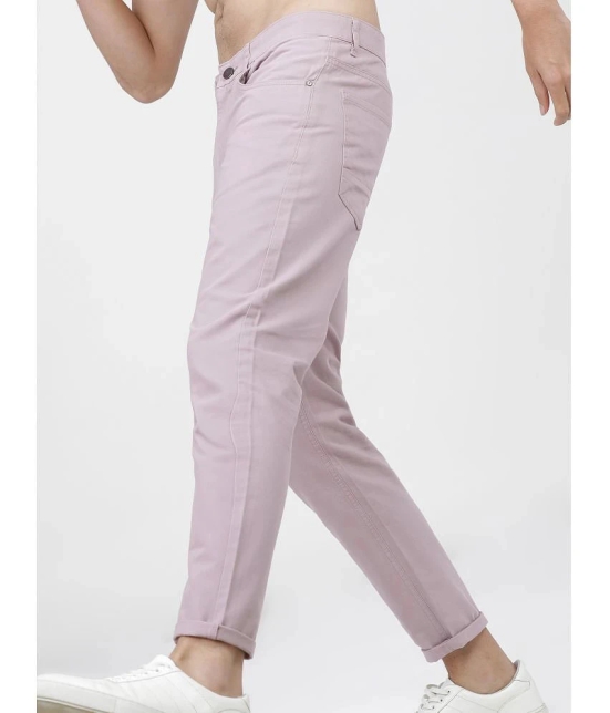 Ketch Tapered Flat Mens Chinos - Pink ( Pack of 1 ) - None