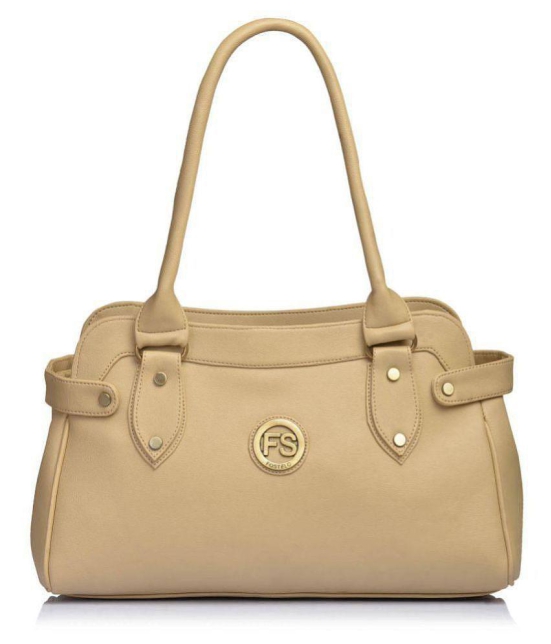 Fostelo Cream P.U. Shoulder Bag - Cream