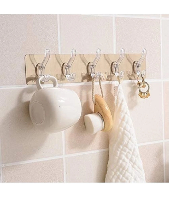 Gkboss Wall Hanger Hooks Self Adhesive Magic Sticker for Bathroom and Kitchen