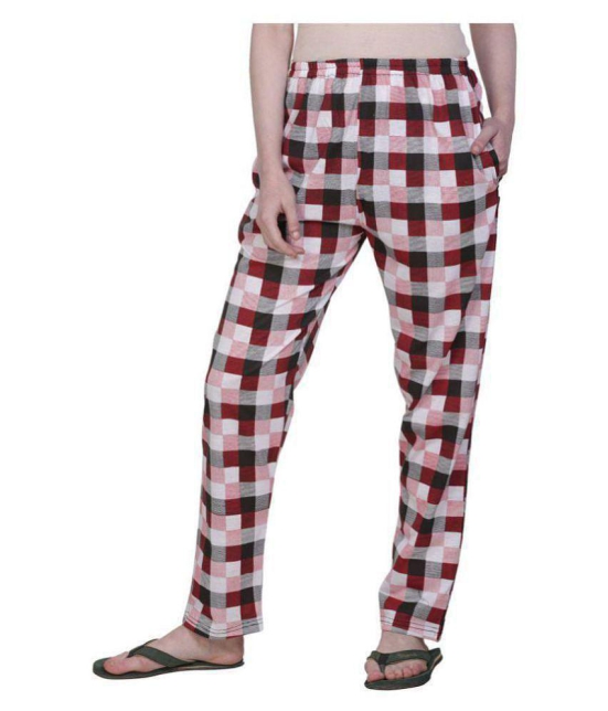 Affair Cotton Pajamas - Maroon - None